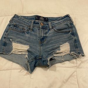 selling shorts from hollister!